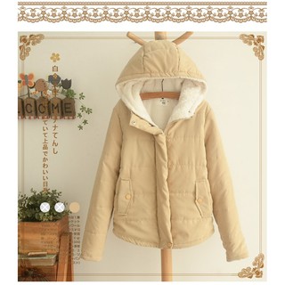 Áo khoác nữ mùa đông rét lót bông nữ dày giá rẻ - áo ấm lót bông