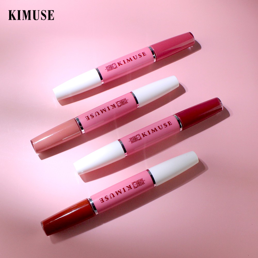 Thỏi Son Lì Tích Hợp Son Bóng Kimuse 2 Trong 1 Kết Hợp Màu Nhung Mịn 12 Màu Tùy Chọn 30g | BigBuy360 - bigbuy360.vn