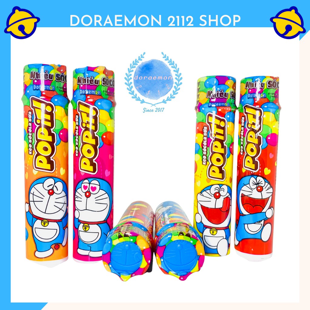 kẹo Sôcôla Sữa Pop-it chai DORAEMON dễ thương
