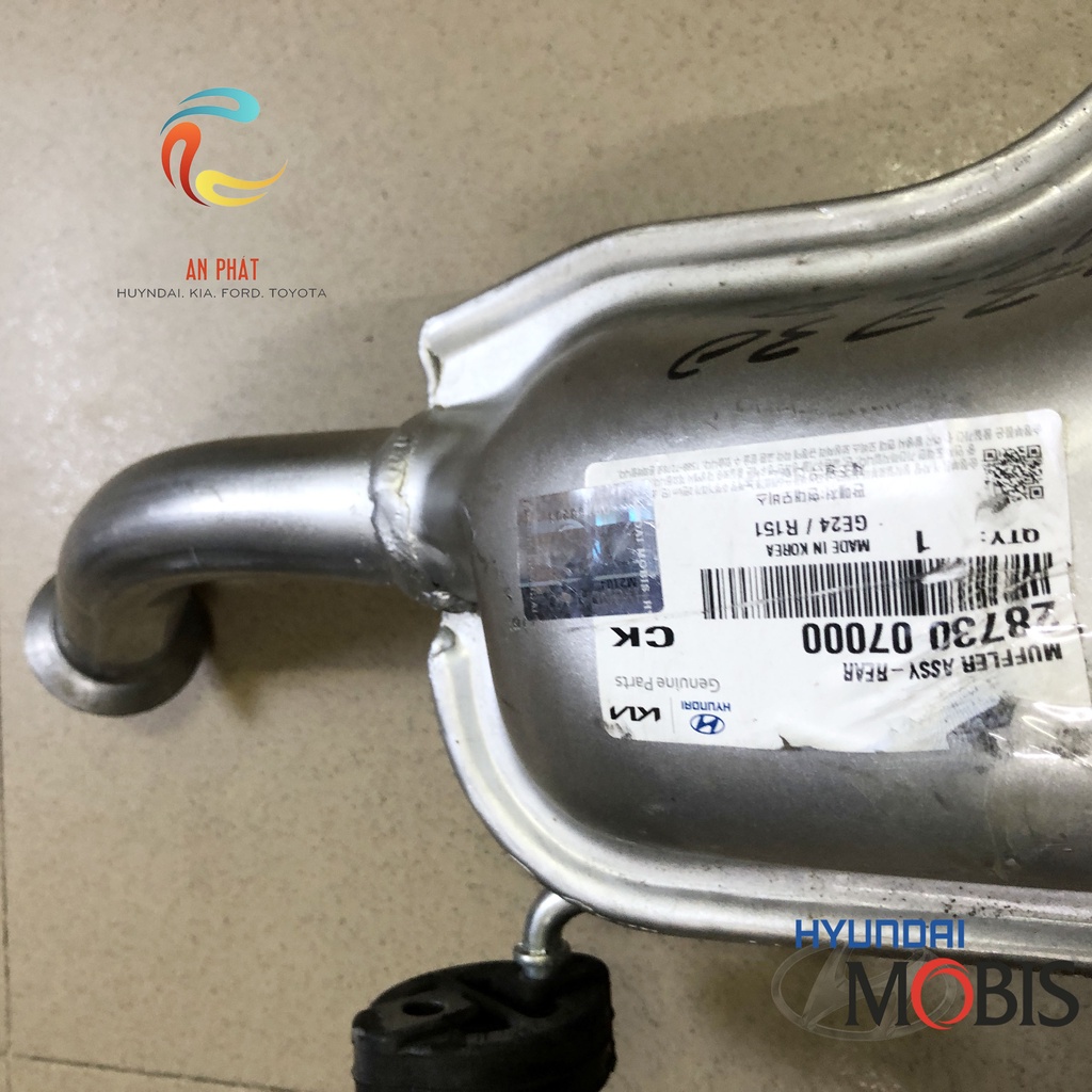 ỐNG BÔ XẢ ĐOẠN CUỐI KIA MORNING | 2873007000 🚘 CHÍNH HÃNG MOBIS HÀN QUỐC