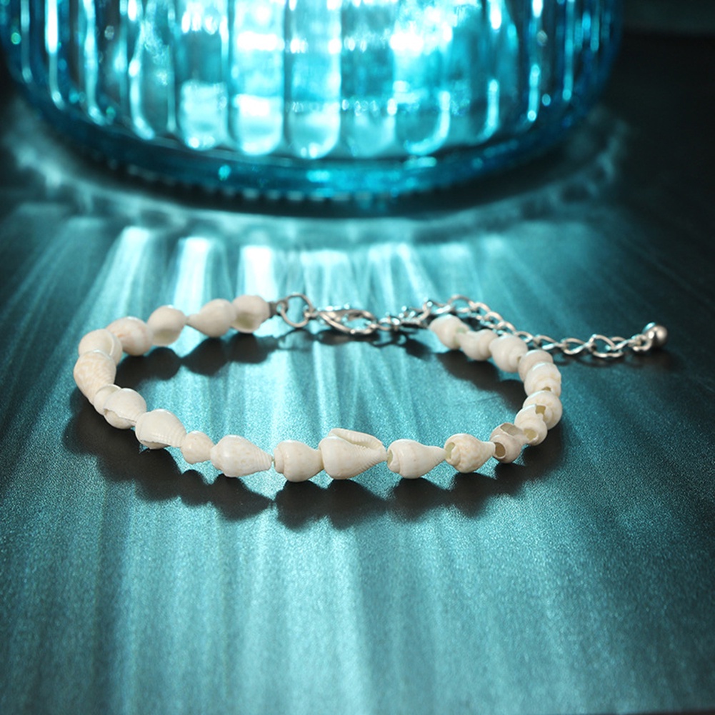 Set 2 Lắc Chân Đính Vỏ Sò Phong Cách Bohemia