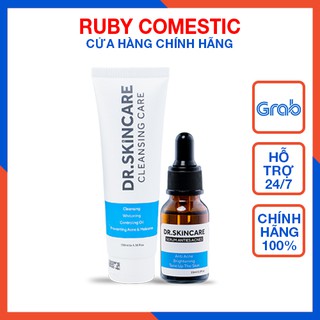 COMBO CẢI THIỆN MỤN DR SKINCARE ( SỮA RỬA MẶT + SERUM )