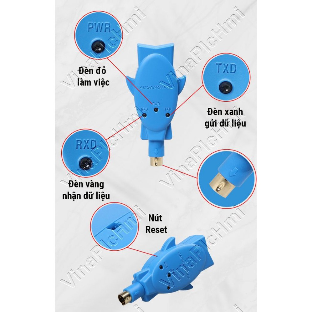 Cáp lập trình không dây PLC Mitsubishi FX WIFI-SC09-FX