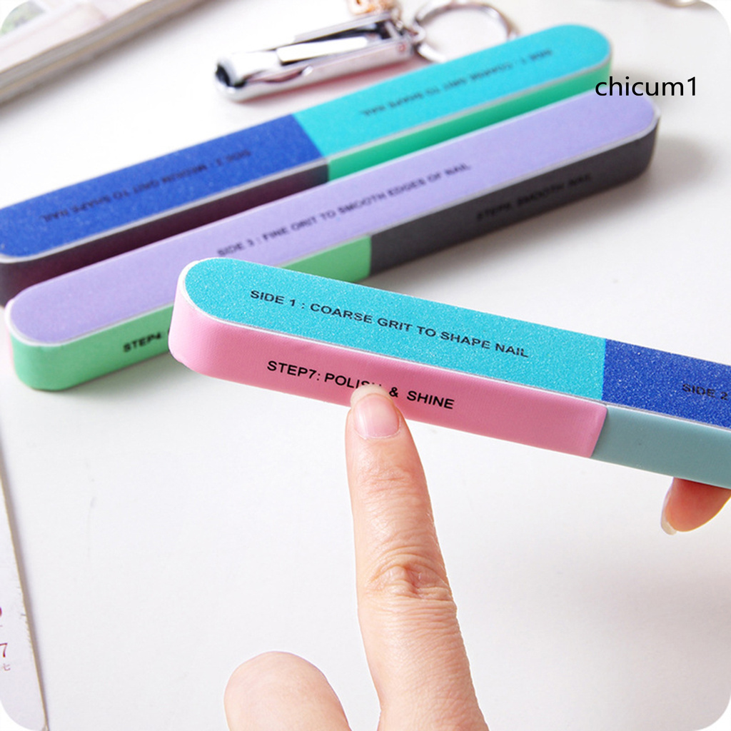 [Hàng mới về] Dũa móng tay bốn mặt tiện dụng