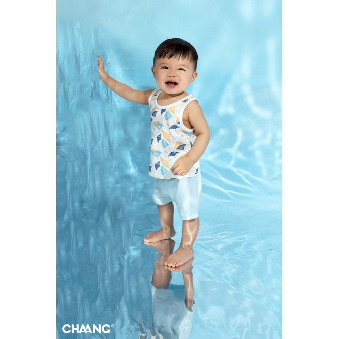 [CHÍNH HÃNG] Bộ áo ba lỗ quần đùi trẻ em họa tiết The Sea Chaang - 2 màu