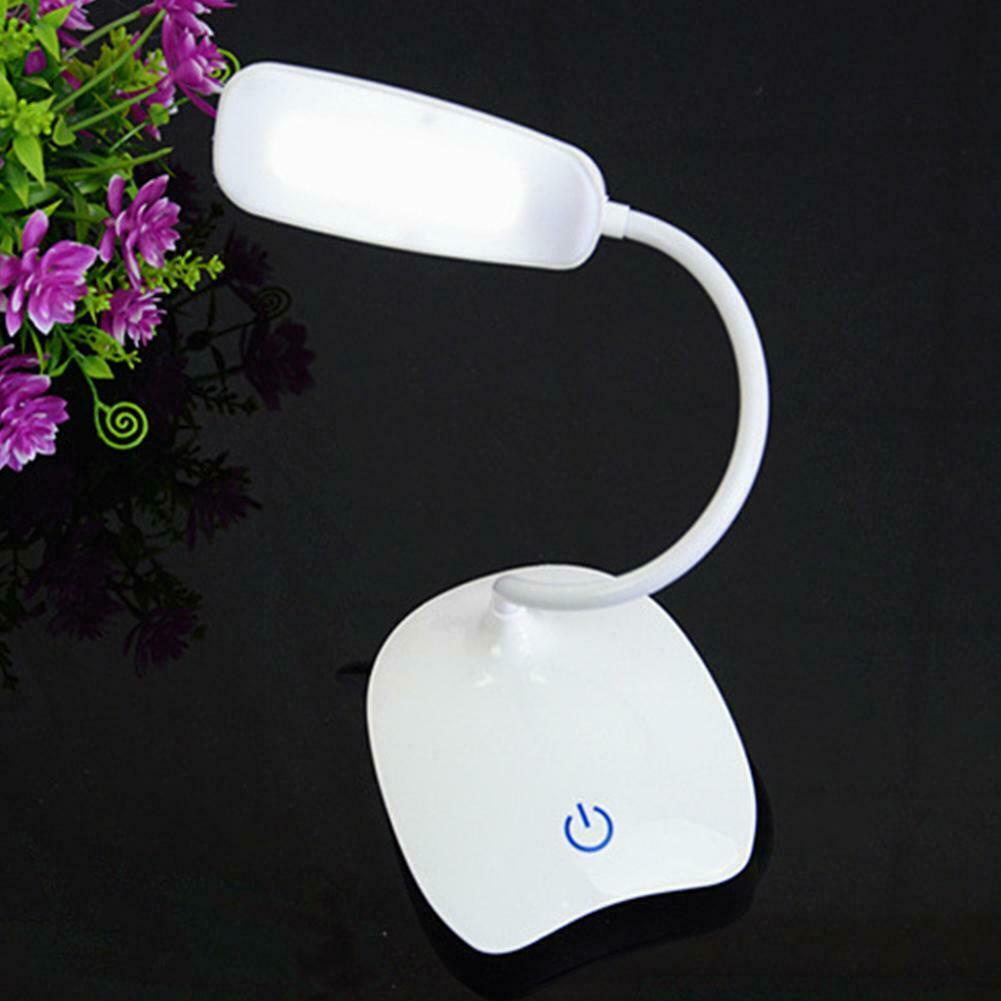 1X LED Dimmable Reading Desk Lamp Flexible Bedside Table Study Light Night USB V2F1