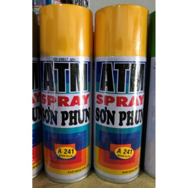 Sơn xịt ATM Spray đồ màu giá sỉ