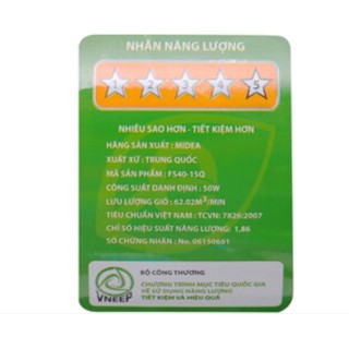 Quạt đứng Midea FS40-15Q