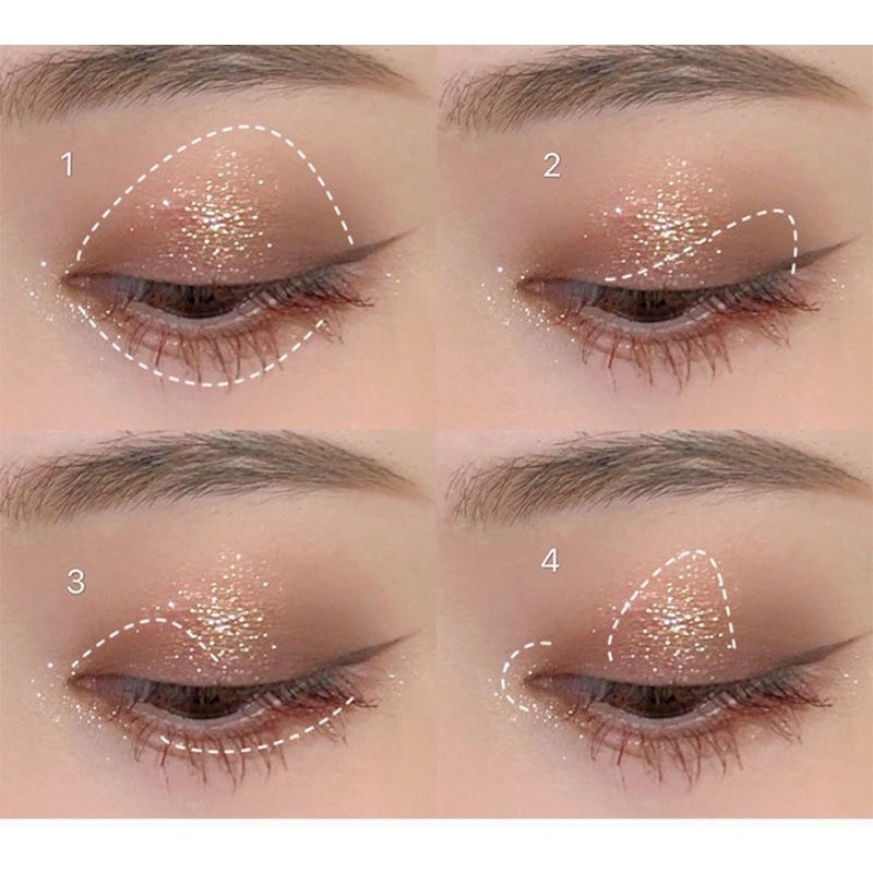 [Hàng mới về] Bảng Phấn Mắt Mini Tông Lì/Ánh Nhũ Ngọc Trai Nhỏ Gọn Cho Người Mới Bắt Đầu | BigBuy360 - bigbuy360.vn