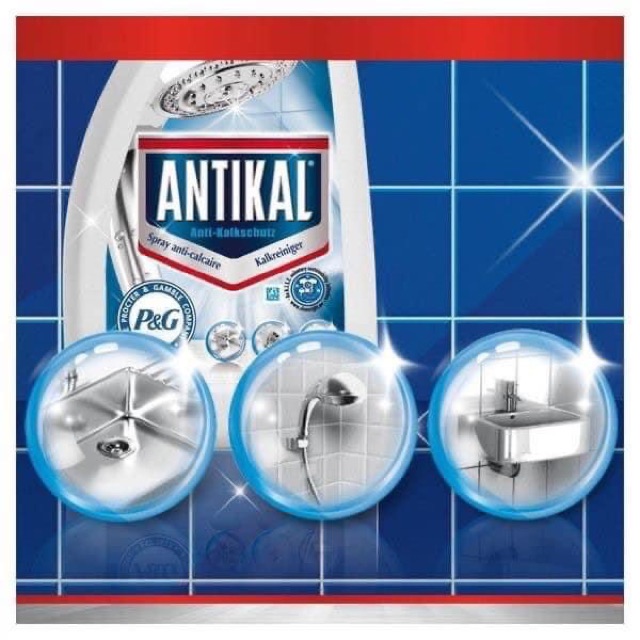 DUNG DỊCH TẨY CẶN ANTIKAL Germany VỆ SINH & CHỐNG ĂN MÒN INOX