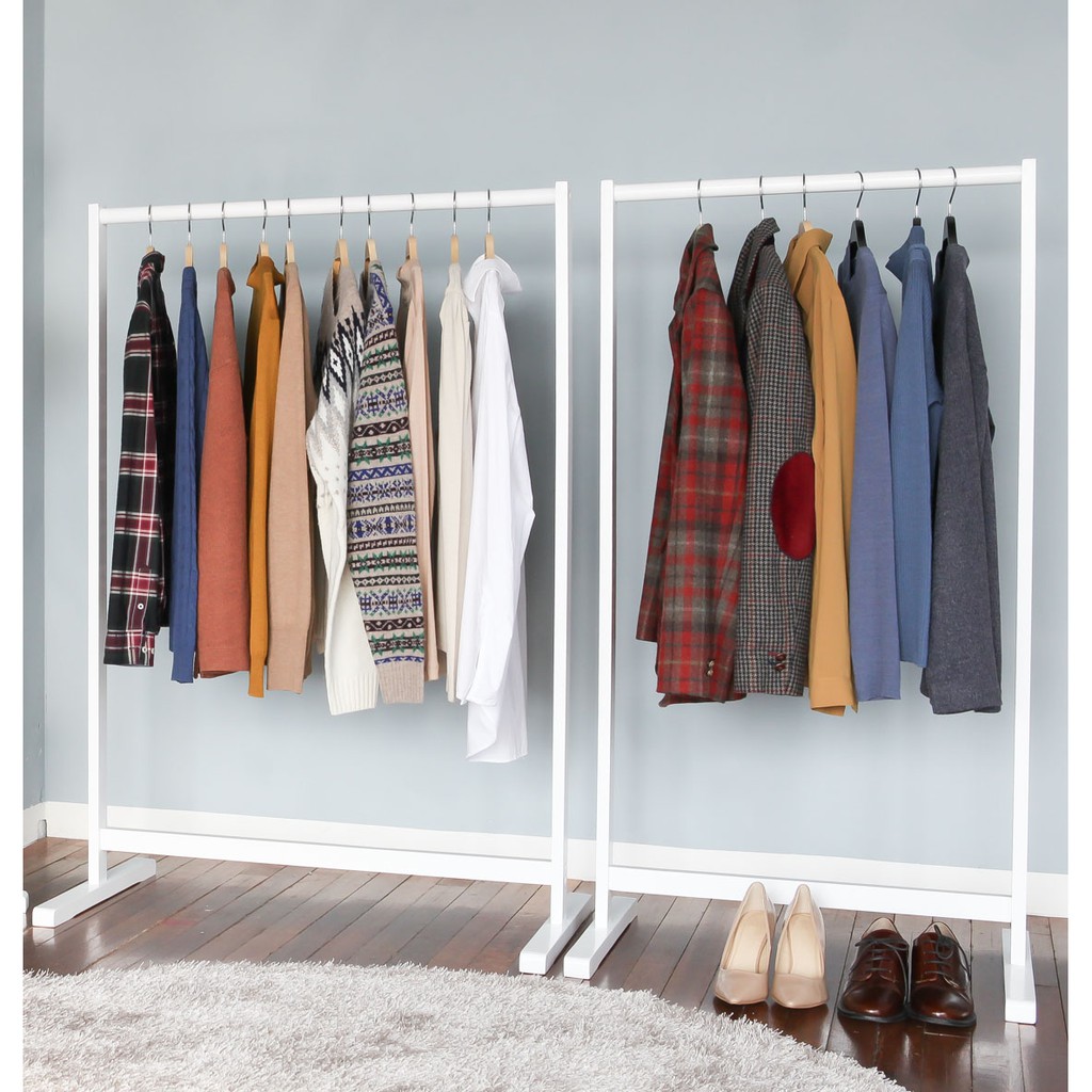 [ Size 1M ]GIÁ TREO QUẦN ÁO MÀU TRẮNG - SIMPLE HANGER SIZE L WHITE | BigBuy360 - bigbuy360.vn