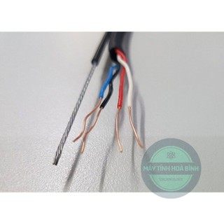 Cuộn 500m Dây mạng ngoài trời Taesung, Cường lực thép, dầu chống ẩm, có băng nhôm