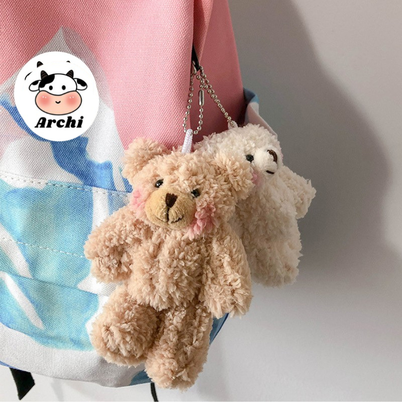 Móc khóa gấu bông treo balo