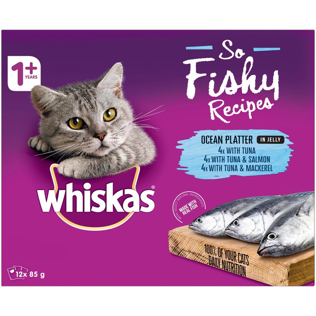 [400g] Pate Whiskas mèo vị cá biển lon - Lida Pet Shop