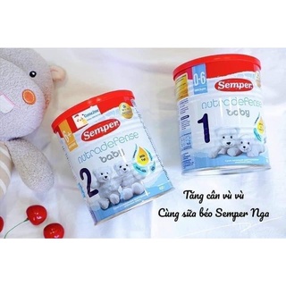 Sữa béo Semper nội địa Nga- lon 400g ( số 1 và số 2)