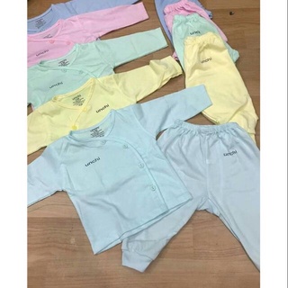 Bộ dài unchi cúc chéo cotton cao cấp
