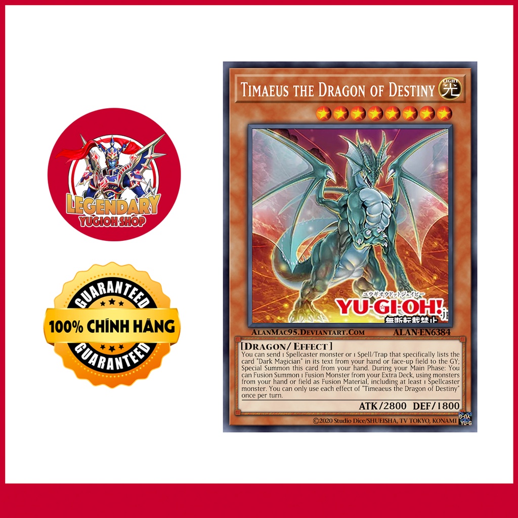 Thẻ Bài Yugioh Chính Hãng] Timaeus The United Dragon