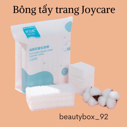 Bông tẩy trang Joycare túi 210 miếng