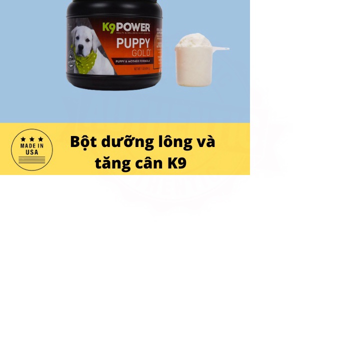 (Hỏa tốc) Bột sữa dinh dưỡng cho chó K9 POWER PUPPY GOLD - Tăng cường sức khỏe và thể chất