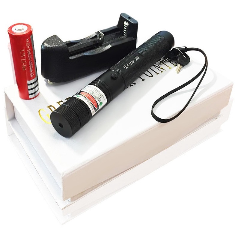 Đèn Laser Cầm Tay 303 Ánh Sáng Xanh Siêu Hot