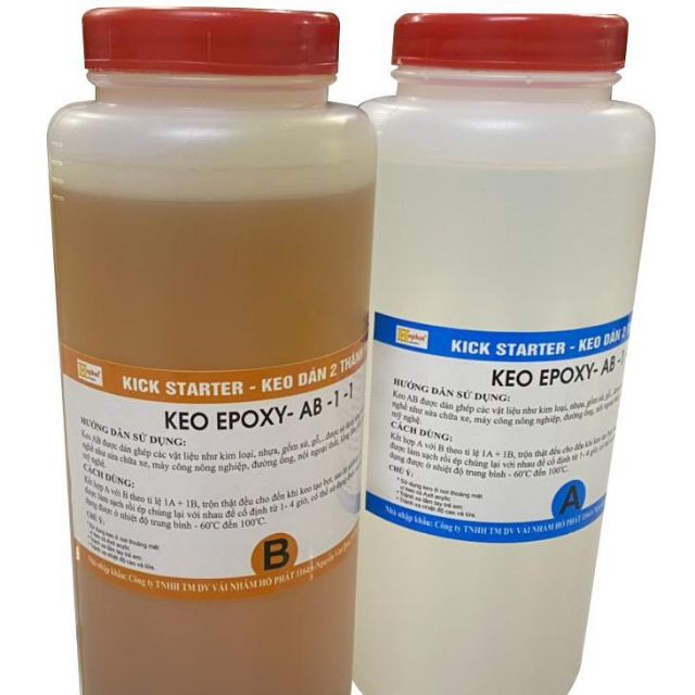 2kg KEO EPOXY-AB 1-1 ĐÀI LOAN