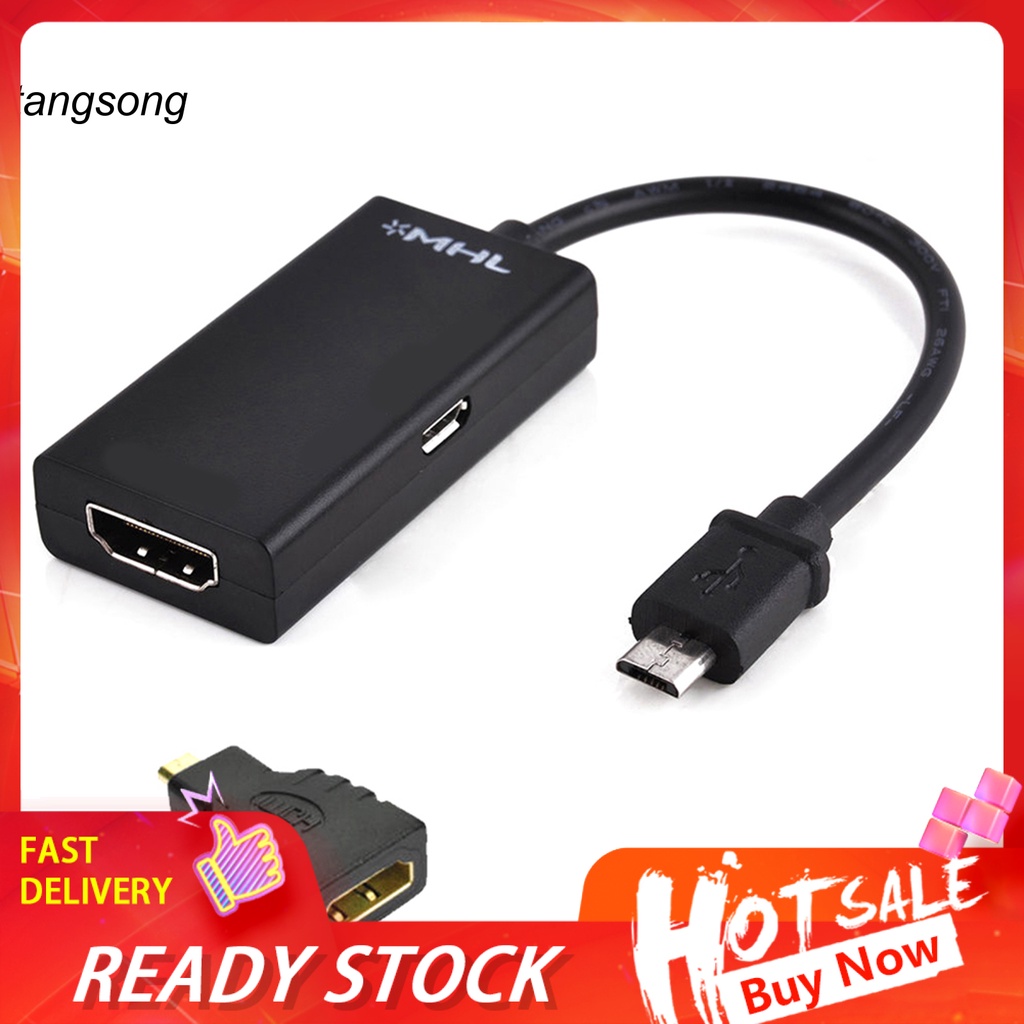 Bộ chuyển đổi cổng Micro USB sang 1080P HDMI S2 MHL chuyên dụng cho Android Samsung Huawei
