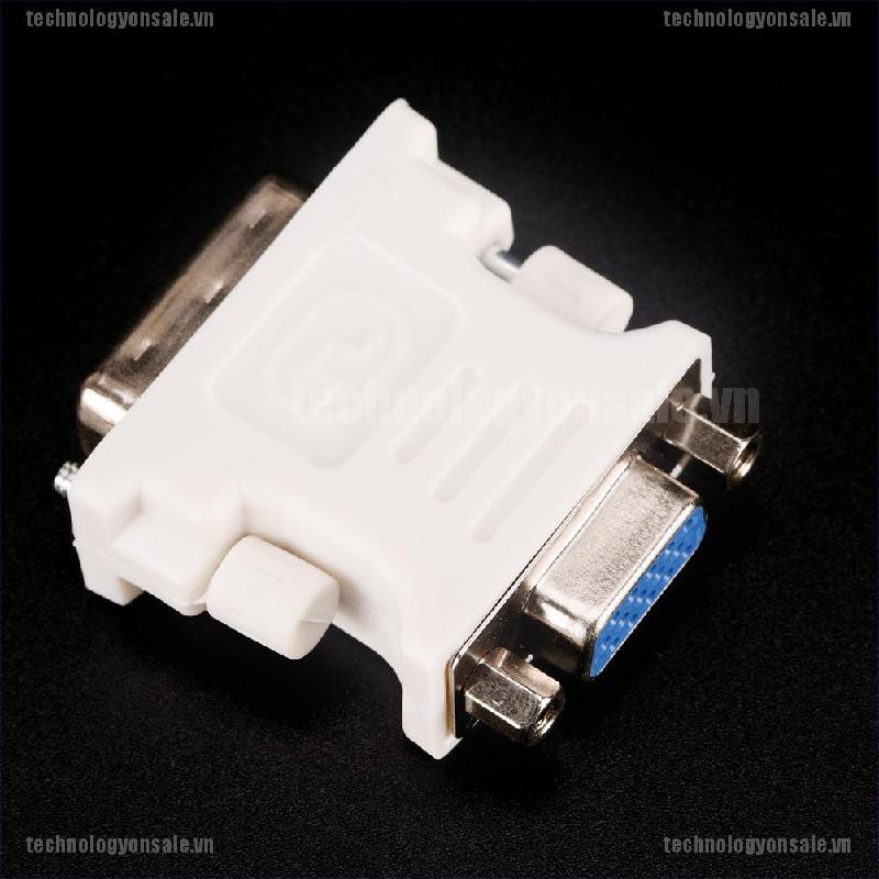 [Tech] Hot Sale DVI-D Digital Dual Link Male 24+1 to VGA Female Adapter Computer Monitor Adapter [VN]