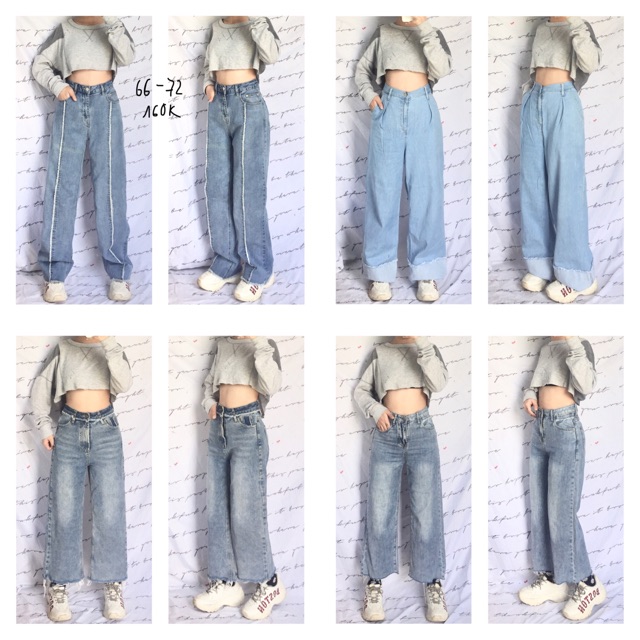 [2HAND-ẢNH THẬT] Quần jeans 2hand suông rộng