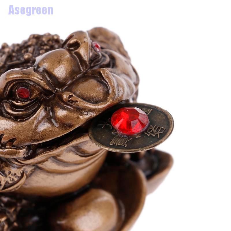 Phụ kiện mô hình trang trí hình con cóc may mắn phong cách Trung Hoa
