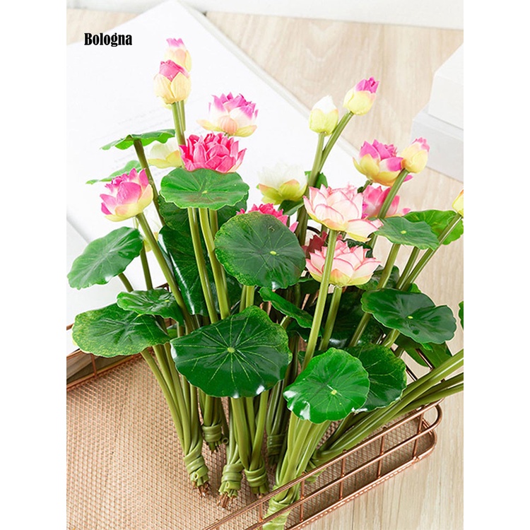 Hoa Sen Giả Không Phai Màu Trang Trí Vườn