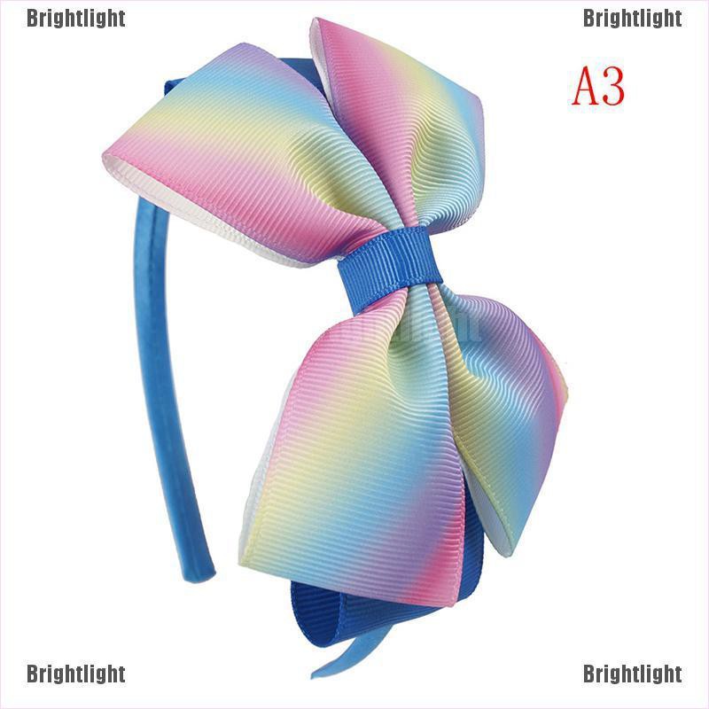 Băng Đô Nơ Cầu Vồng Dễ Thương Xinh Xắn Dành Cho Nữ