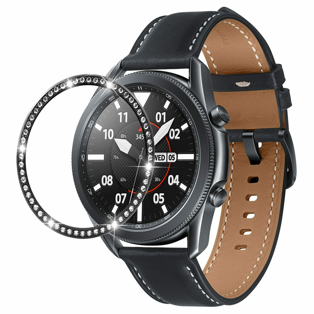 Vành Đính Đá Bảo Vệ Mặt Đồng Hồ Thông Minh Samsung Galaxy Watch 3 41mm