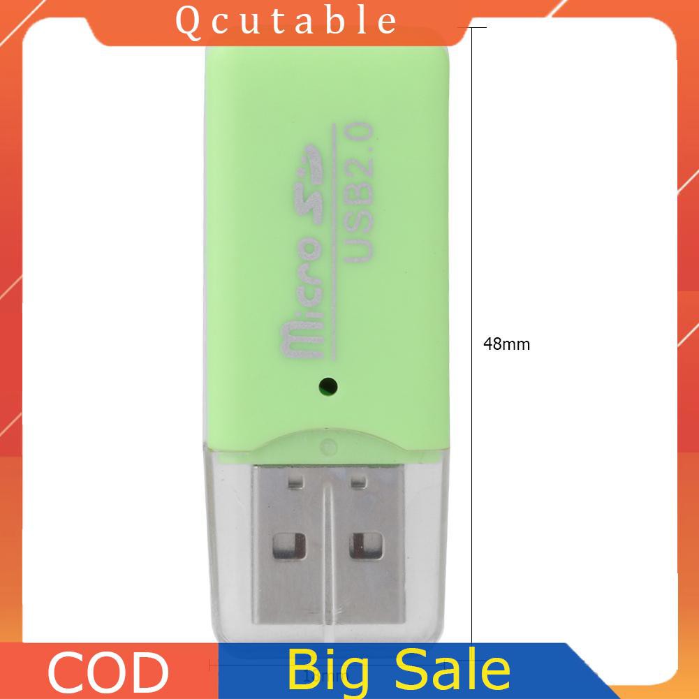 Đầu Đọc Thẻ Nhớ Usb 2.0 Tốc Độ Cao Cho Micro Sd / Tf T-Flash