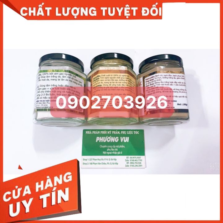 bột đắp măt nạ đủ loại 150gr-cám trà -cám gạo -tinh bột ngệ -hạt ngũ hoa--(đựng chong lọ  thủy tinh)