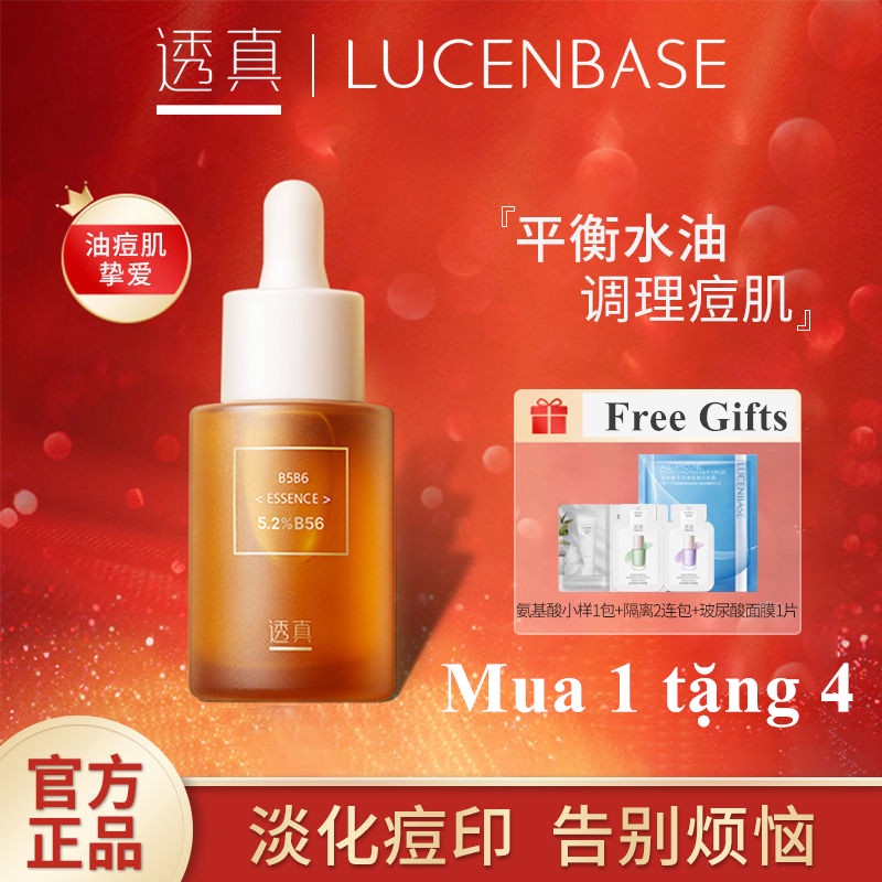 Serum Lucenbase B56 Giảm Mụn Giảm Vết Đỏ Vết Thâm Kiềm Dầu Se Khít Lỗ Chân Lông Tiện Dụng