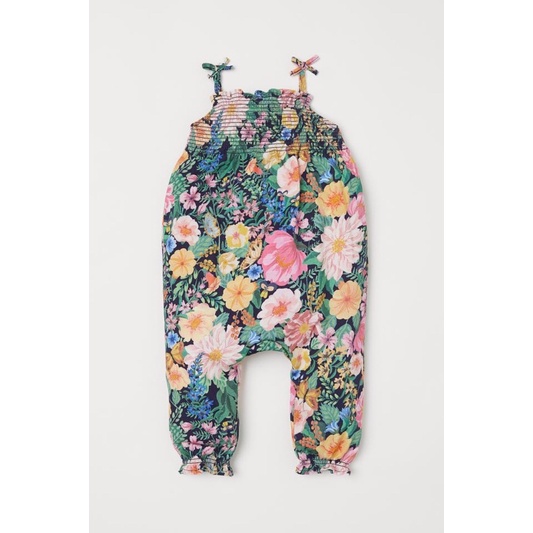 Romper 2 dây cotton bé gái HM UK 4-6m 12-18m 18-24m
