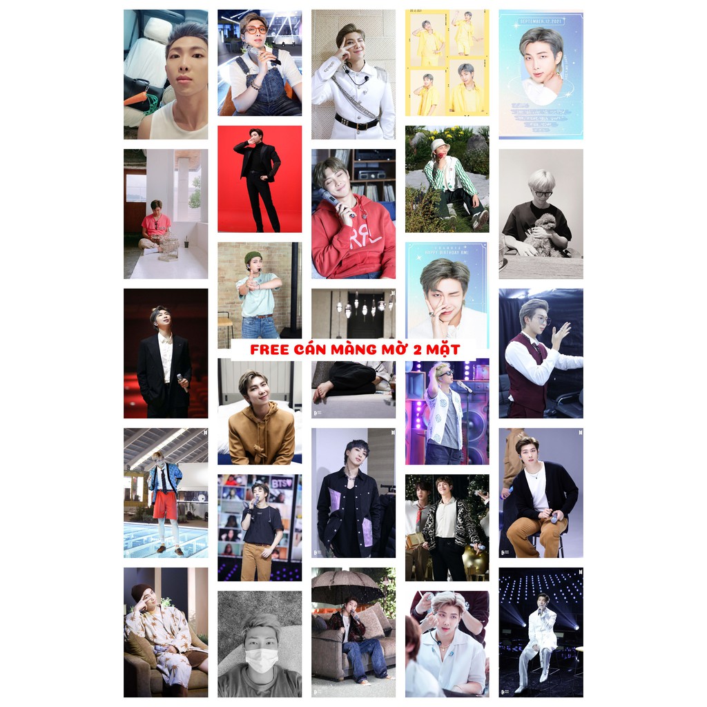 Lomo card 27 ảnh thành viên BTS - RM - BDAY 2021