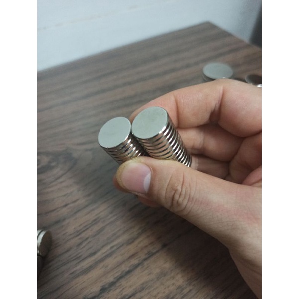 Nam châm viên D25x3, D20x3, D18x3, D15x3, D12x3 lực hút siêu mạnh