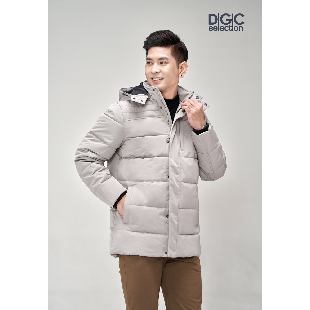 Áo khoác phao nam chống thấm nước DGCs 3 lớp thiết kế chần ngang vải Polyester WAJK2010M