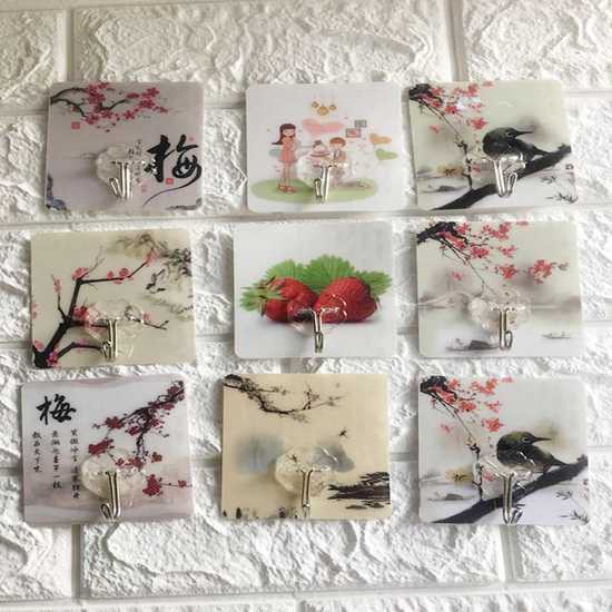 Móc dính chịu lực có họa tiết