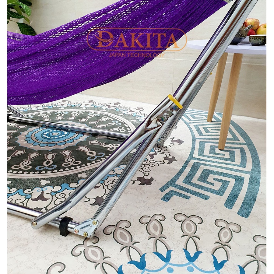 Khung Võng Xếp Đức Lợi Xi Inox DKV-08 , Inox Sáng Bóng, Không Gỉ Sét.