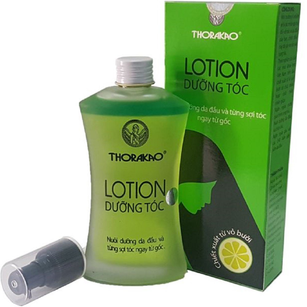 Lotion dưỡng tóc Thorakao 120ml chiếc xuất từ vỏ bưởi, 100% chính hãng