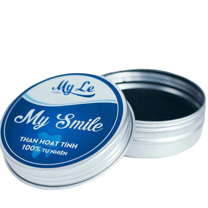 Bột trắng răng than hoạt tính My Smile 50gr bột đánh răng từ than tre hoạt tính