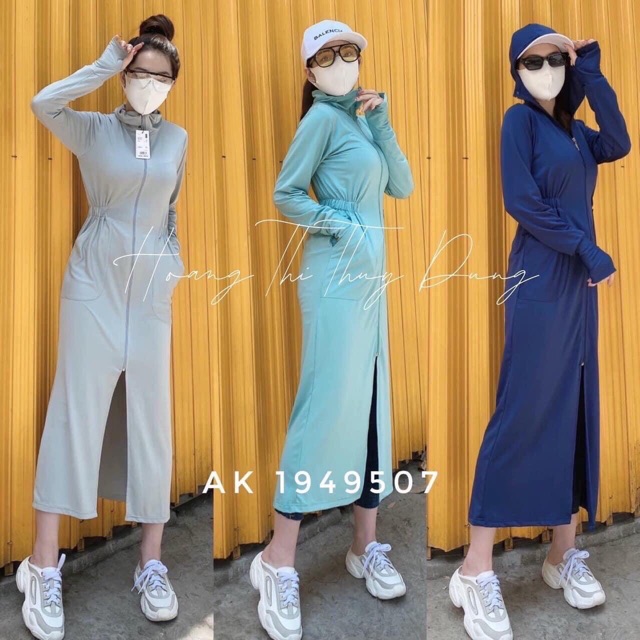 Áo Choàng Chống Nắng Nữ Toàn Thân Dáng Dài Cao Cấp