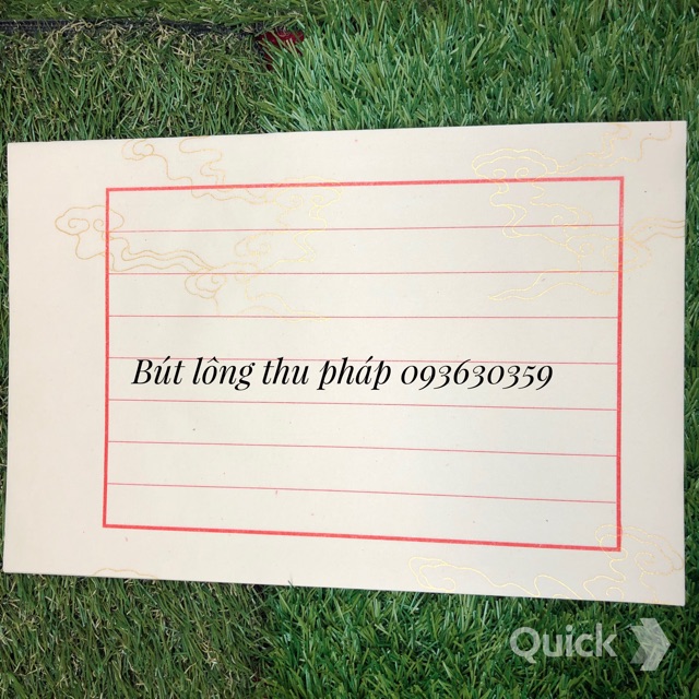 Giấp luyện viết thư pháp vân nhũ Tâm Mặc