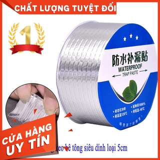 Băng Keo Chống Thấm, Băng Keo Chống Dột Chuyên Dụng loại 5cm dài 5m & 10cm x 5m Siêu Dính