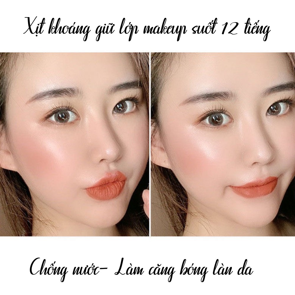 Xịt Khoáng Ngọc Trai khóa lớp makeup trang điểm kiềm dầu cho làn da căng bóng | BigBuy360 - bigbuy360.vn