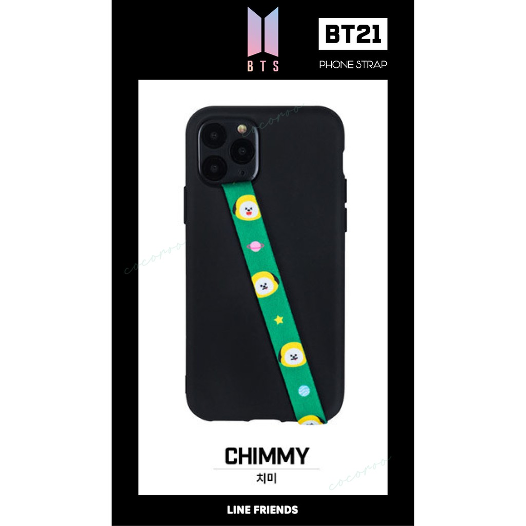 [COCOROO] Phone Strap / BTS & BT21 / CHIMMY & JIMIN / ARMY / dây treo ốp / dây phụ kiện điện thoại