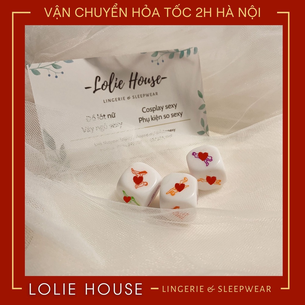 Xúc xắc xí ngầu tình yêu nhiều kiểu dáng lạ tư thế độc đáo LOLIE HOUSE - PK4