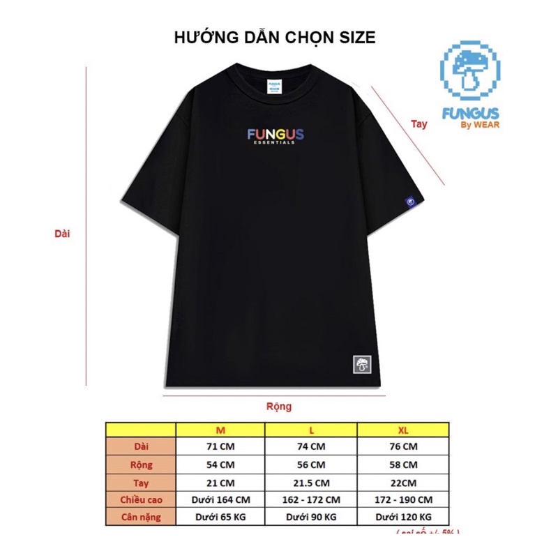 Áo thun basic tee unisex